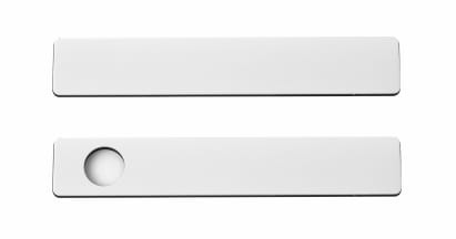 Insert do klamki Milano INS 800 H biały z otworem 2 sztuki