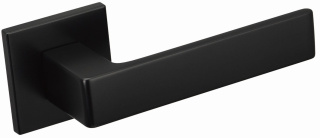 Klamka Apollo fit KAF B00 czarna na rozecie kwadratowej Infinity Line