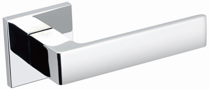 Klamka Apollo fit KAF 700 chrom na rozecie kwadratowej Infinity Line