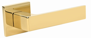 Klamka Apollo fit KAF G00 PVD złota na rozecie kwadratowej Infinity Line