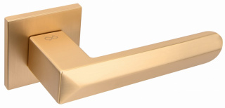 Klamka Bohema fit KBH M G00 złoty mat na rozecie kwadratowej Infinity Line