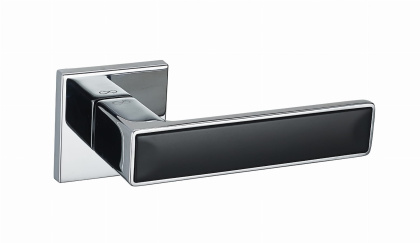 Klamka Concept fit KCF 700/B00 chrom/czarna na rozecie kwadratowej Infinity Line