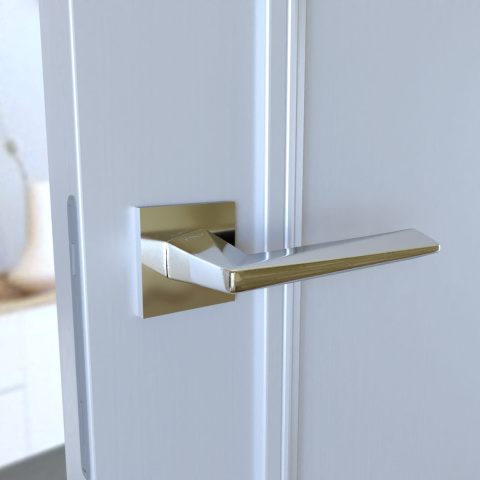 Klamka Diamond fit KDF 700 chrom na rozecie kwadratowej Infinity Line