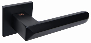 Klamka Bohema fit KBH B00 czarna na rozecie kwadratowej Infinity Line