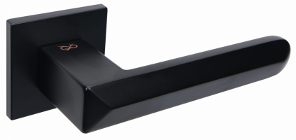 Klamka Bohema fit KBH B00 czarna na rozecie kwadratowej Infinity Line