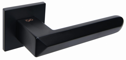 Klamka Bohema fit KBH B00 czarna na rozecie kwadratowej Infinity Line