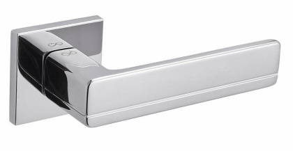 Klamka Platon fit KPF 700 chrom na rozecie kwadratowej Infinity Line