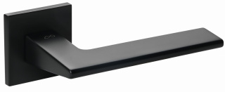 Klamka Shark fit KSH B00 czarna na rozecie kwadratowej Infinity Line