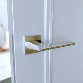 Klamka Shark fit KSH 700 chrom na rozecie kwadratowej Infinity Line