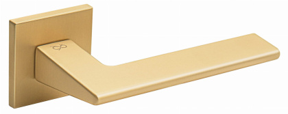 Klamka Shark fit KSH M G00 złoty mat na rozecie kwadratowej Infinity Line