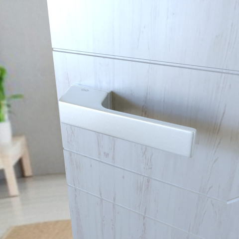 Klamka Sky KSKY M 700 chrom mat na rozecie prostokątnej Infinity Line