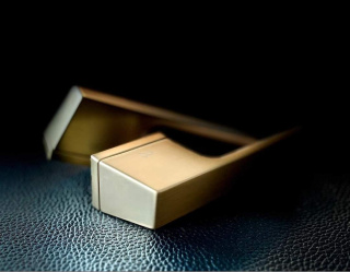 Klamka Sky KSKY M G00 złoty mat na rozecie prostokątnej Infinity Line