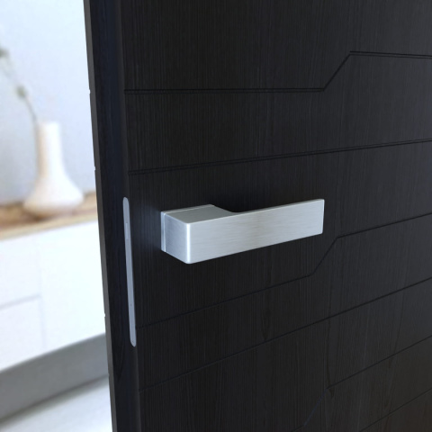 Klamka Polo KPOL M 700 chrom mat na rozecie prostokątnej Infinity Line