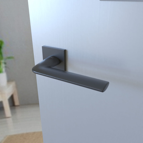 Klamka Stinger fit KSR 200 tytan na rozecie kwadratowej Infinity Line