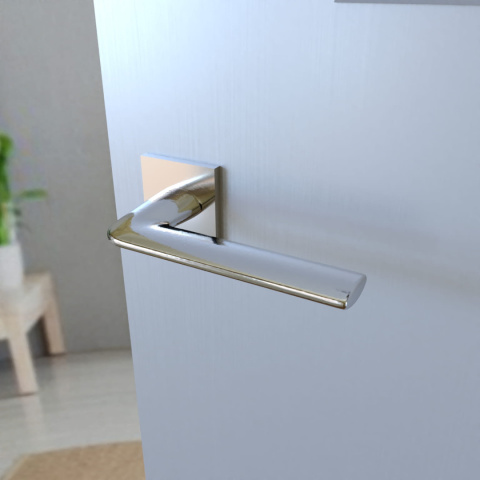 Klamka Stinger fit KSR 700 chrom na rozecie kwadratowej Infinity Line