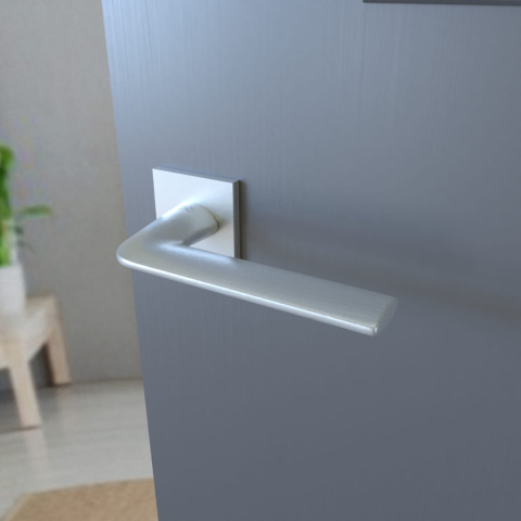 Klamka Stinger fit KSR M 700 chrom mat na rozecie kwadratowej Infinity Line