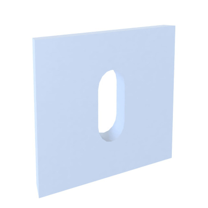 Rozeta kwadratowa FIT RFQ 801 biała klucz