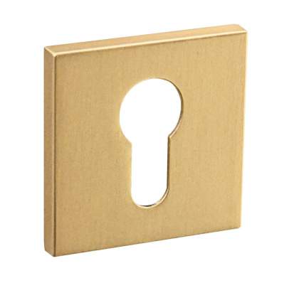 Rozeta kwadratowa FIT RFQ M G02 złoty mat wkładka