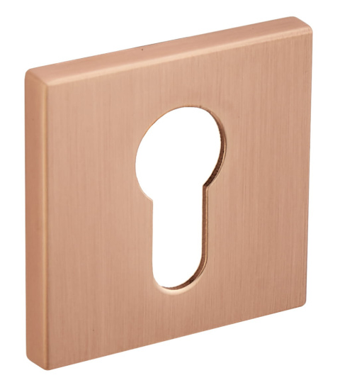 Rozeta kwadratowa FIT RFQ M M02 miedź mat wkładka