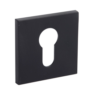 Rozeta kwadratowa SLIM RYQ S B02 czarna wkładka