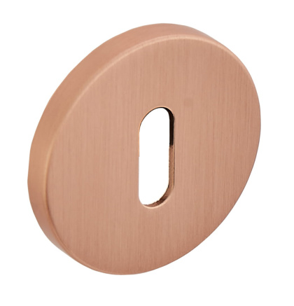 Rozeta okrągła FIT RFO M M01 miedź mat klucz