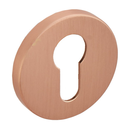 Rozeta okrągła FIT RFO M M02 miedź mat wkładka