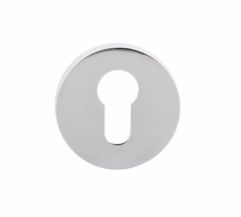 Rozeta okrągła RCC 702 chrom wkładka