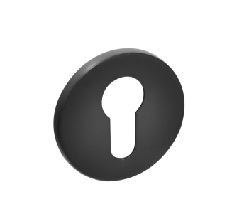 Rozeta okrągła SLIM RCC S B02 czarna wkładka