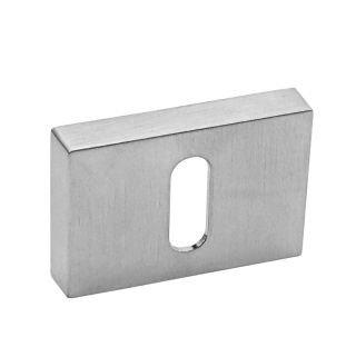 Rozeta prosotkątna RRT M 701 chrom mat klucz