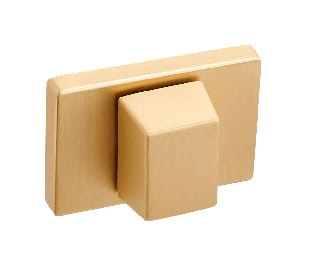 Rozeta prosotkątna RRT M G03 złoty mat wc