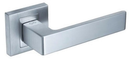 Klamka Apollo KAO M 700 chrom mat na rozecie kwadratowej Infinity Line