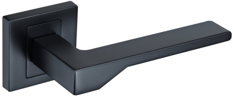 Klamka Nove KNV B00 czarna na rozecie kwadratowej Infinity Line