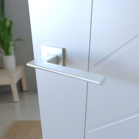 Klamka Astra fit KSA M 700 chrom mat na rozecie kwadratowej Infinity Line