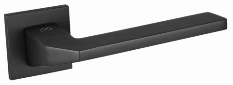 Klamka Etna KETA S B00 czarna na rozecie kwadratowej Infinity Line
