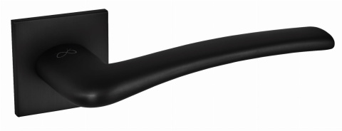 Klamka Vento KVNO S B00 czarna na rozecie kwadratowej Infinity Line