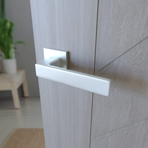 Klamka Cavo fit KVO M 700 chrom mat na rozecie kwadratowej Infinity Line