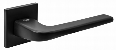 Klamka Solo fit KSO B00 czarna na rozecie kwadratowej Infinity Line