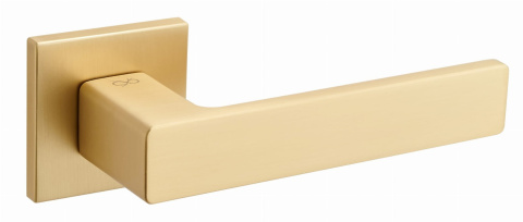 Klamka Cavo fit KVO M G00 złoty mat na rozecie kwadratowej Infinity Line