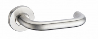 Klamka Ultra KUL 500 stal nierdzewna na rozecie okrągłej Infinity Line