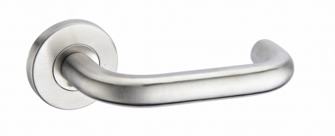 Klamka Ultra KUL 500 stal nierdzewna na rozecie okrągłej Infinity Line