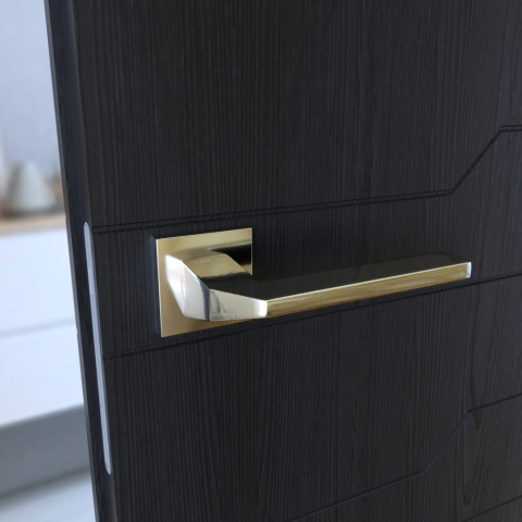 Klamka Etna KETA S 700 chrom na rozecie kwadratowej Infinity Line