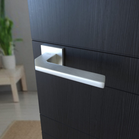 Klamka Etna KETA S M700 chrom mat na rozecie kwadratowej Infinity Line