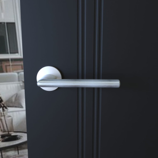 Klamka Eva KEVA O M700 chrom mat na rozecie okrągłej Infinity Line