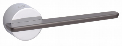 Klamka Gemello KGML 700/200 chrom/tytan na rozecie okrągłej Infinity Line