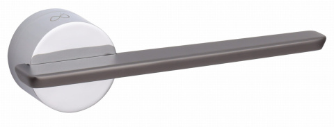 Klamka Gemello KGML 700/200 chrom/tytan na rozecie okrągłej Infinity Line