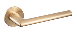 Klamka Eva KEVA O MG00 złoty mat na rozecie okrągłej Infinity Line