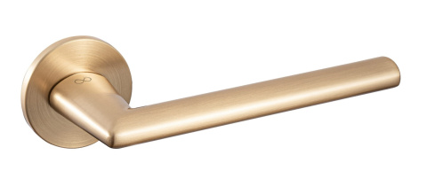 Klamka Eva KEVA O MG00 złoty mat na rozecie okrągłej Infinity Line