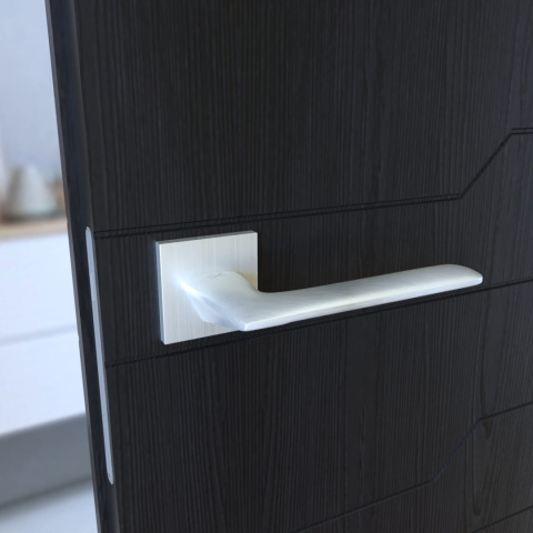 Klamka Giulietta KGUL S M700 chrom mat na rozecie kwadratowej Infinity Line