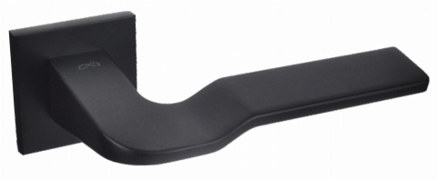 Klamka Bali KBLA S B00 czarna na rozecie kwadratowej Infinity Line