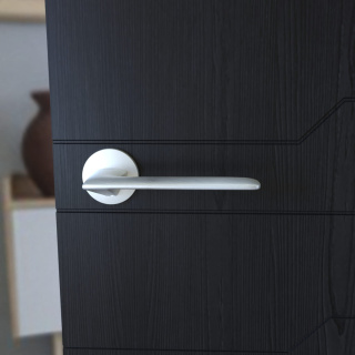 Klamka Giulietta KGUL S O M700 chrom mat na rozecie okrągłej Infinity Line